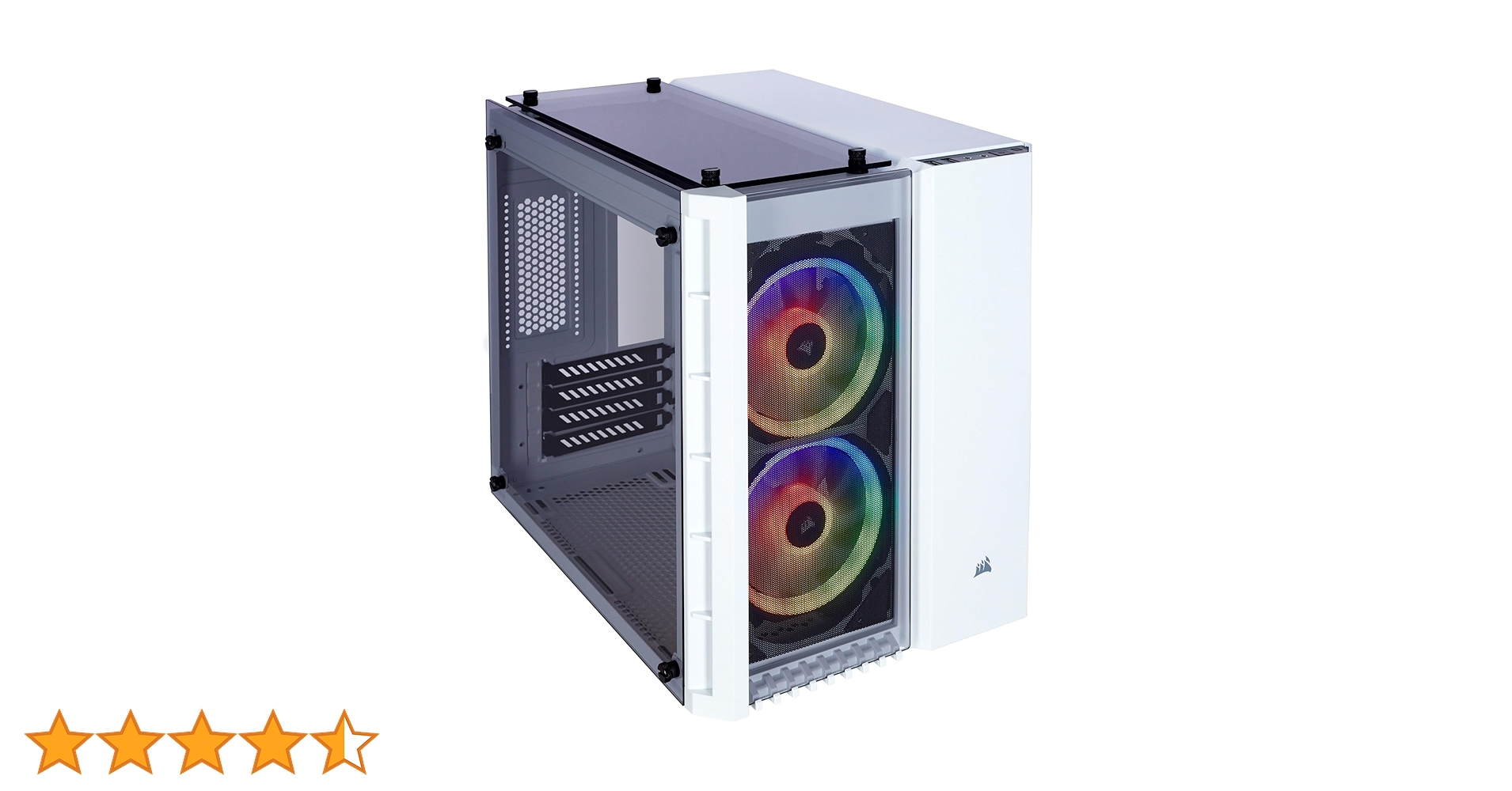 Amazon.co.jp: Corsair Crystal 280X RGB -White- キューブ型PC